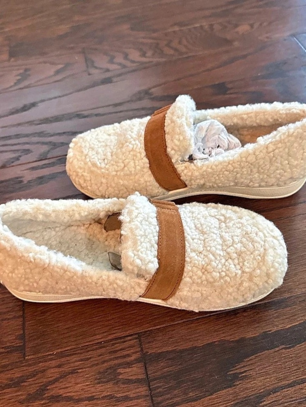 Vionic Imogen faux shearling slippers fall winter cozy casual loungewear size 8 - Picture 5 of 8